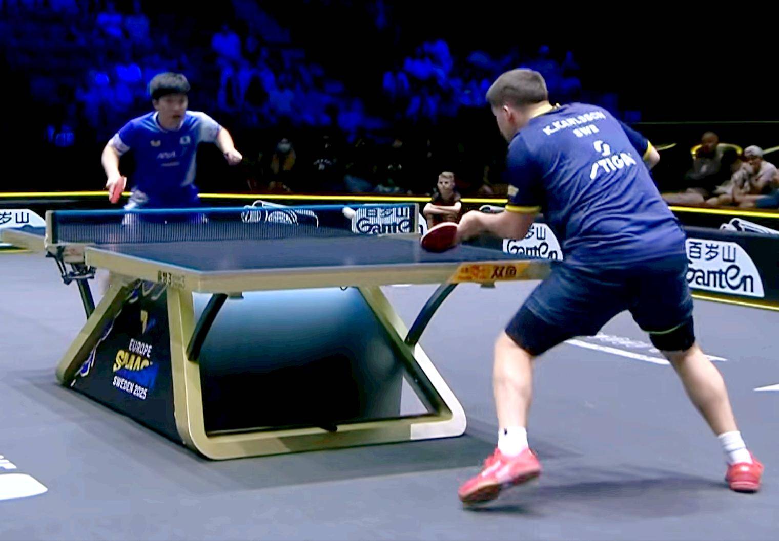 法国乒乓球队逆转韩国乒乓球队，波尔制霸全场